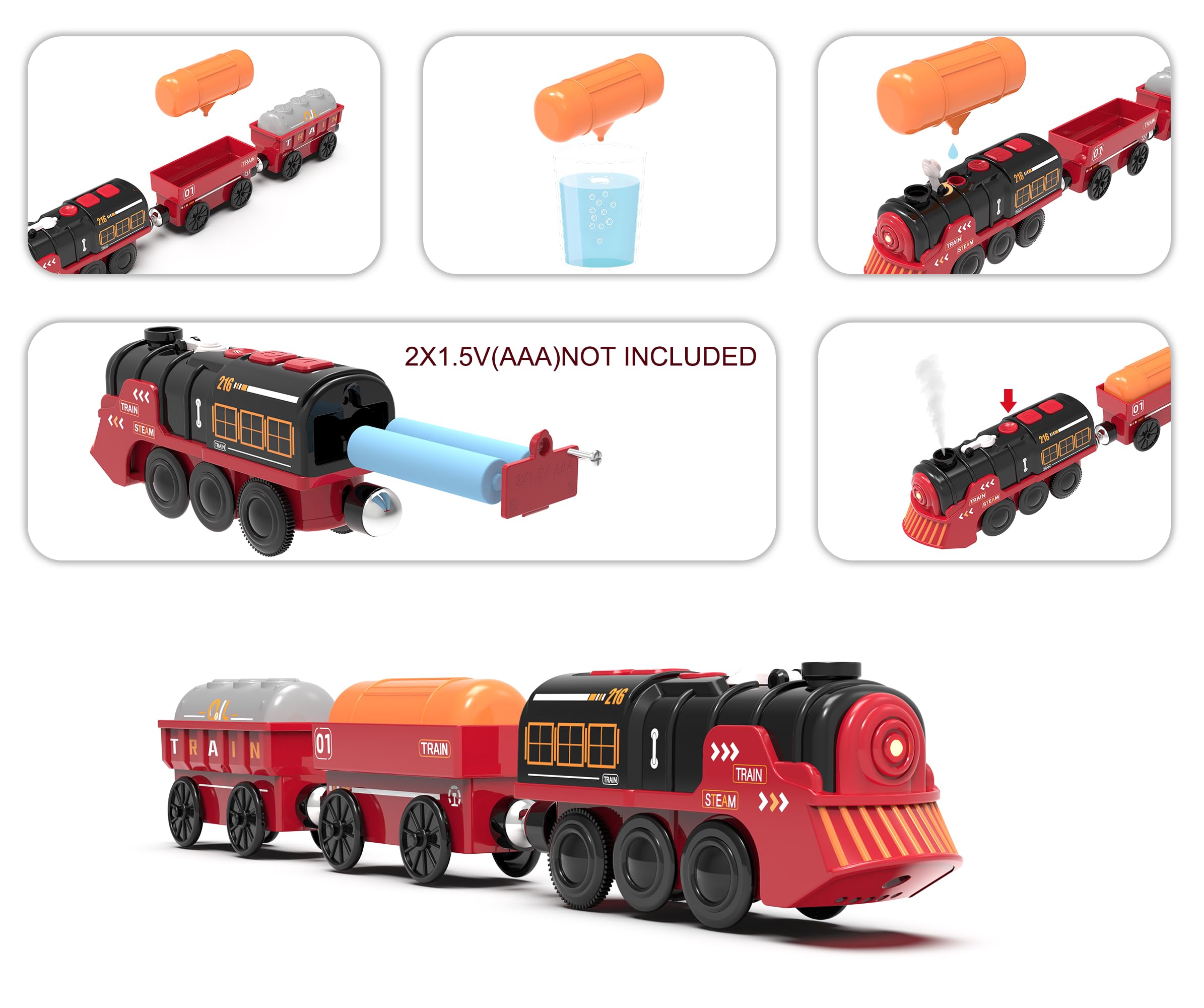 Oil carriage rear view highlighting realistic cargo carriage