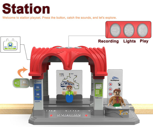 Z MAYABBO station microphone and announcer enables custom announcements