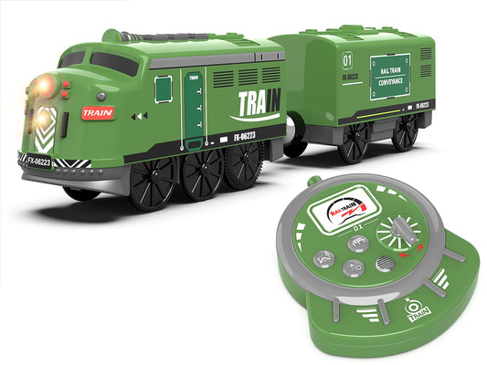 Z MAYABBO locomotive with front lights enhances immersive pretend travel.