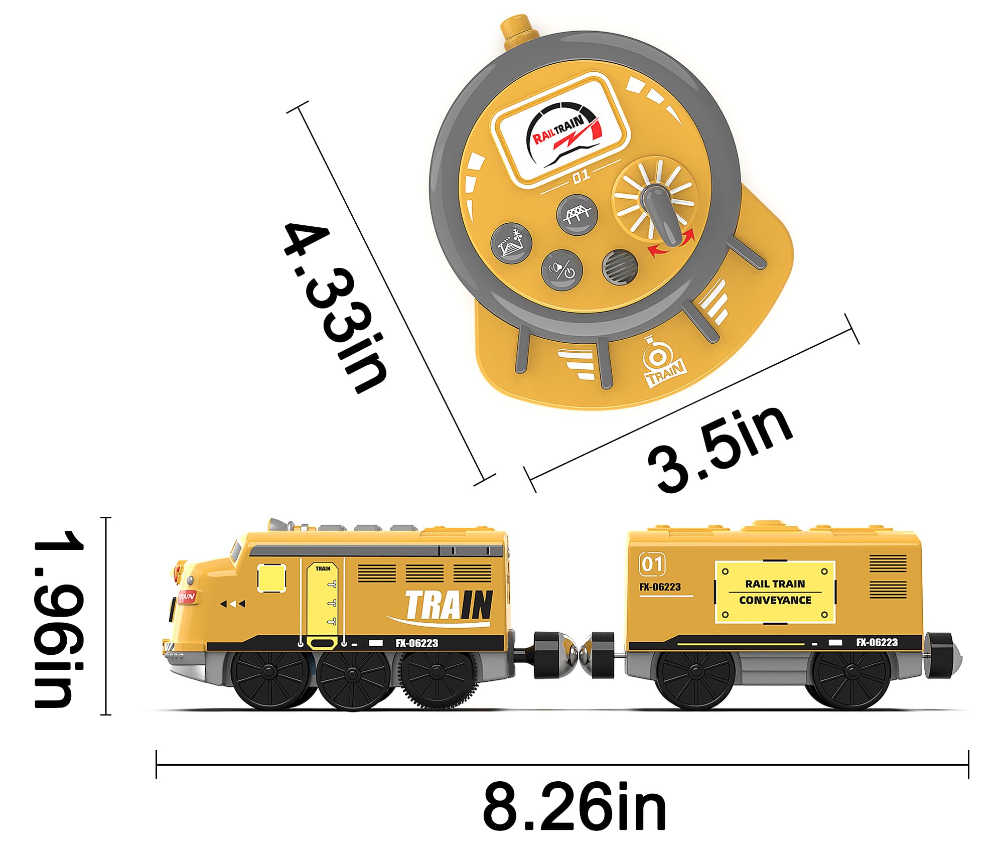 Z MAYABBO trains magnets connect cargo cars for quick setup and play.
