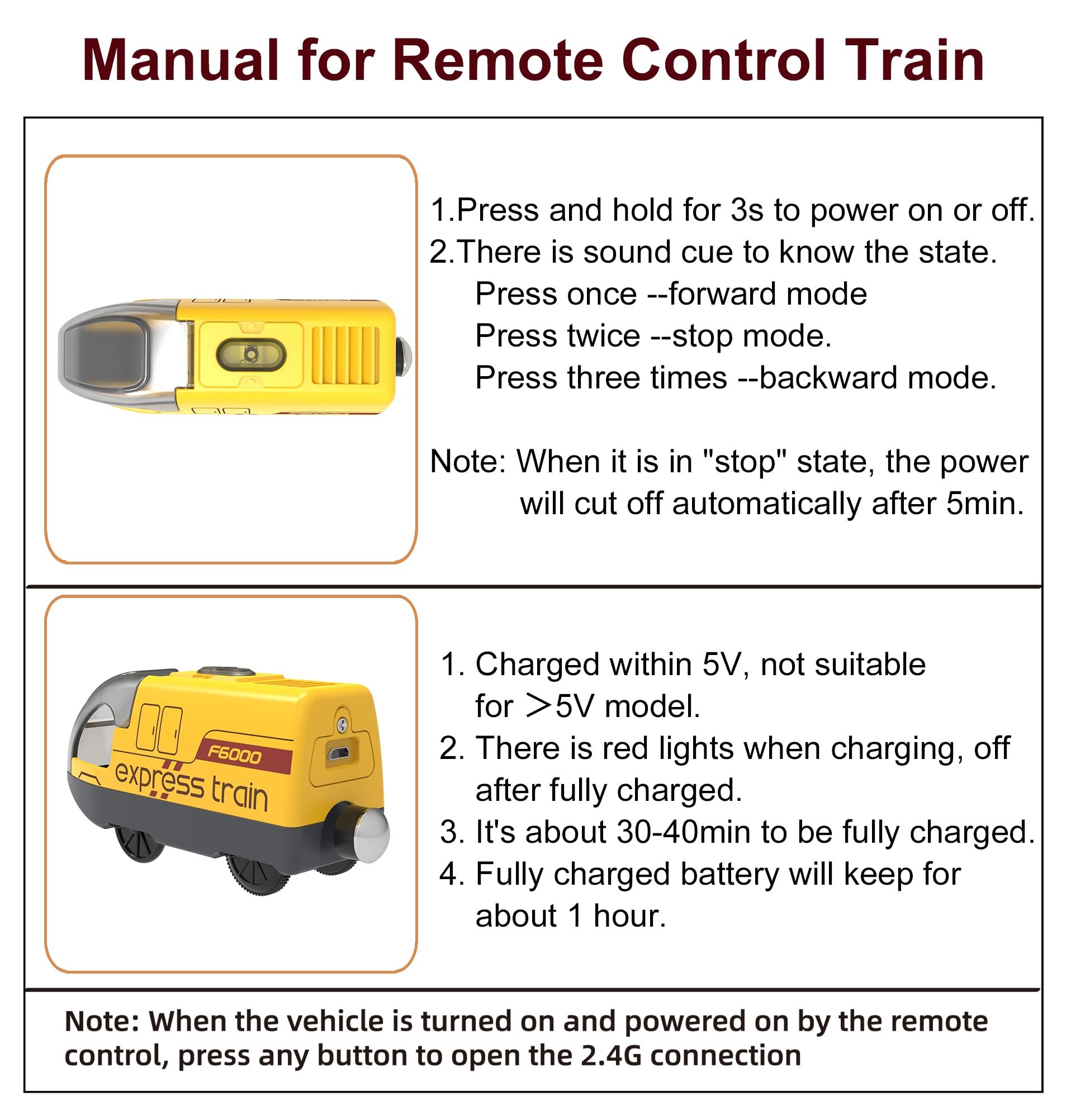 Z MAYABBO train with sound and light effects enhances immersion