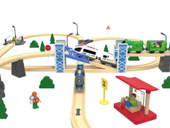 Z MAYABBO wooden bridge assembly for easy expansion of your railroad.