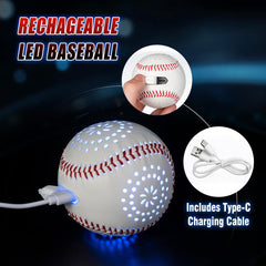 ZACEAC night-play compatible baseball for indoor and outdoor use