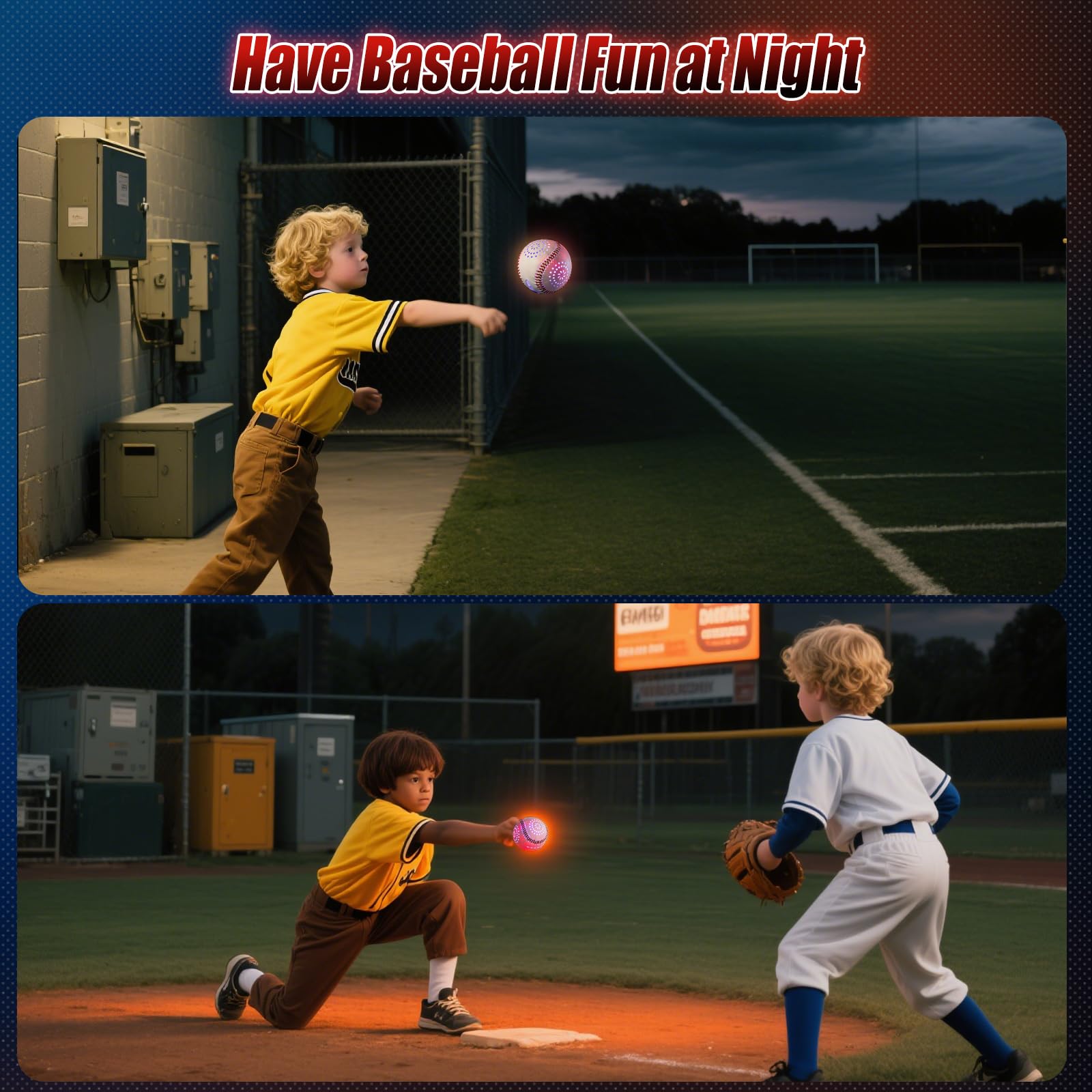 ZACEAC rechargeable baseball designed for safe throwing and catching