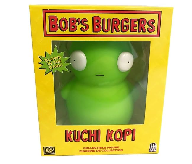 Zacopne Kuchi Kopi glow-6inch figure glows softly for desk decor.