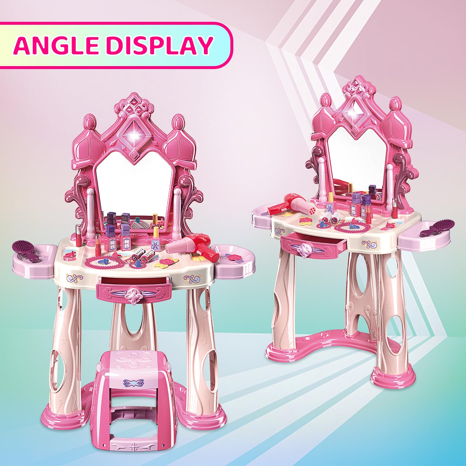zaddgiuuy makeup accessories set offers pretend tools for creative dress-up