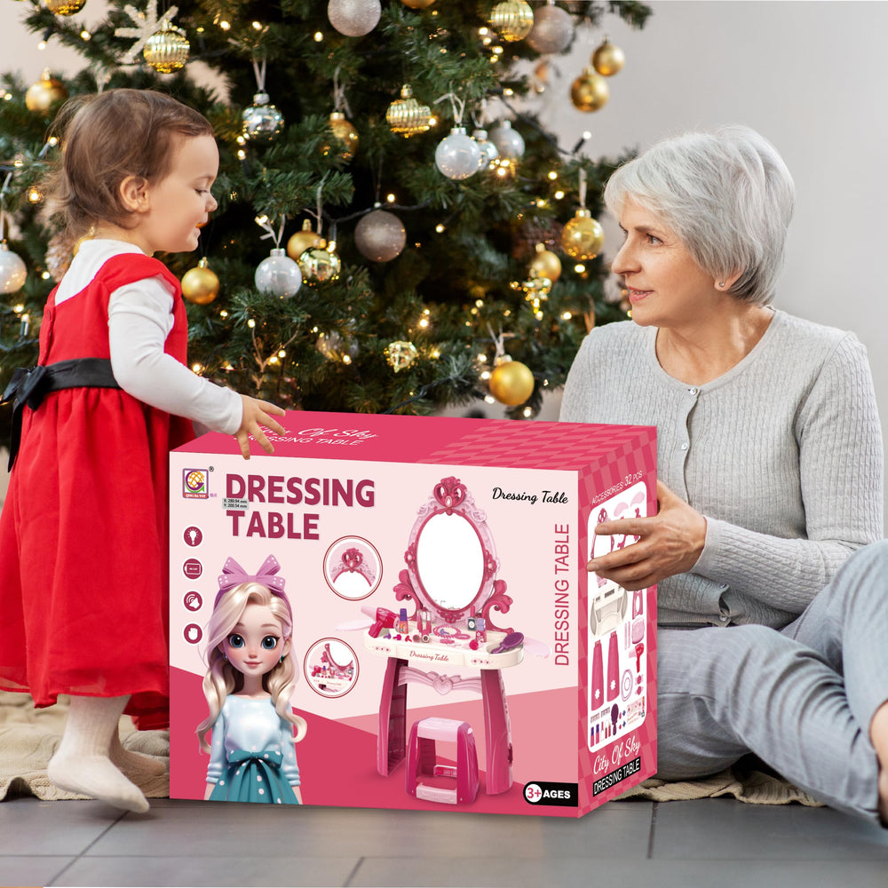 Zaddgiuuy pink vanity set presented as a charming gift