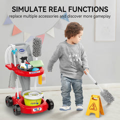 Zaddgiuuy toddler cleaning set kid playing in a cheerful cleanup scene