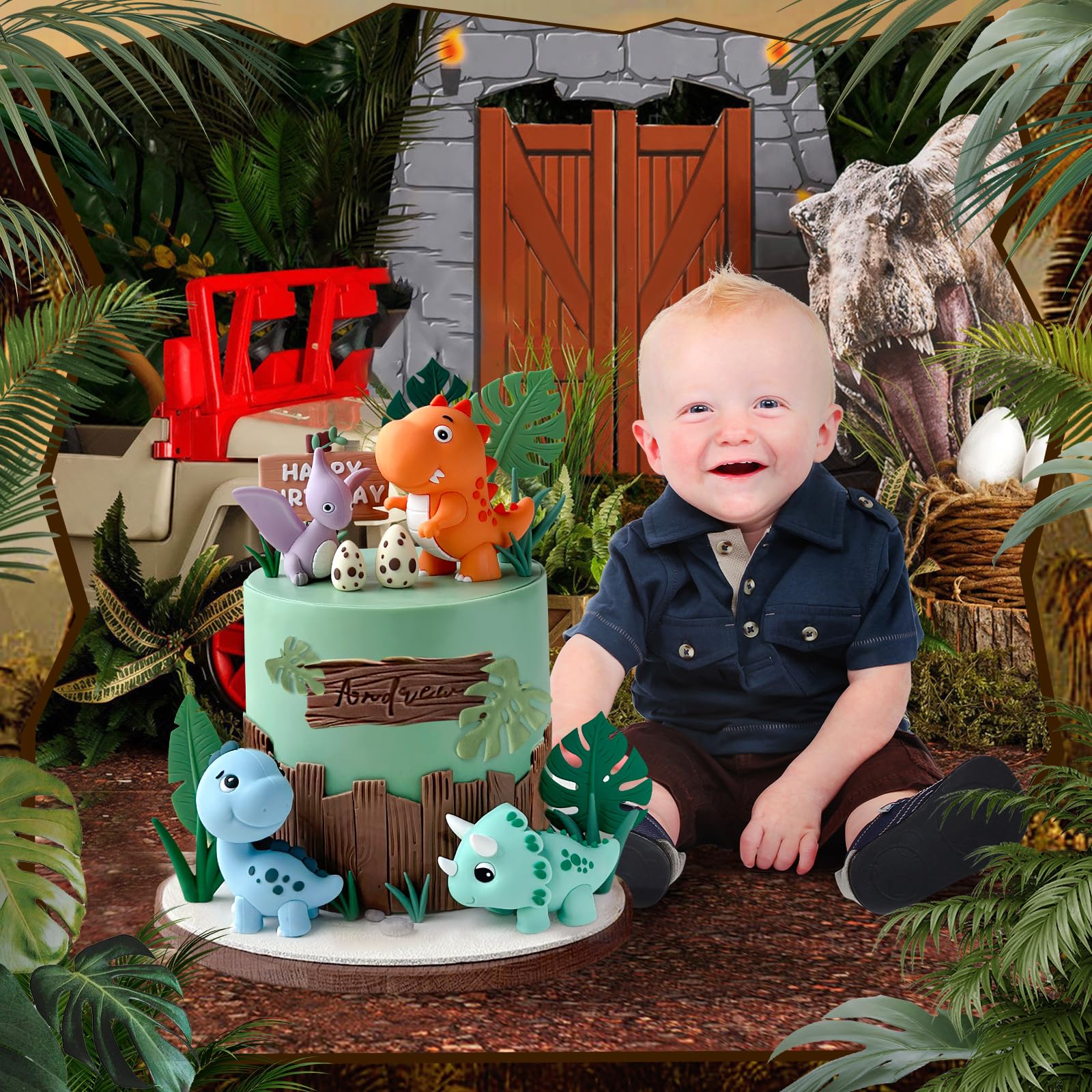 Zafena party toppers enable quick, mess-free cake decorating.
