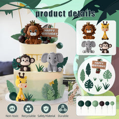Zafena Safari giraffe cake topper brings height and whimsy to cakes.