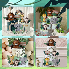 Zafena Safari monkey cake topper adds character to desserts.