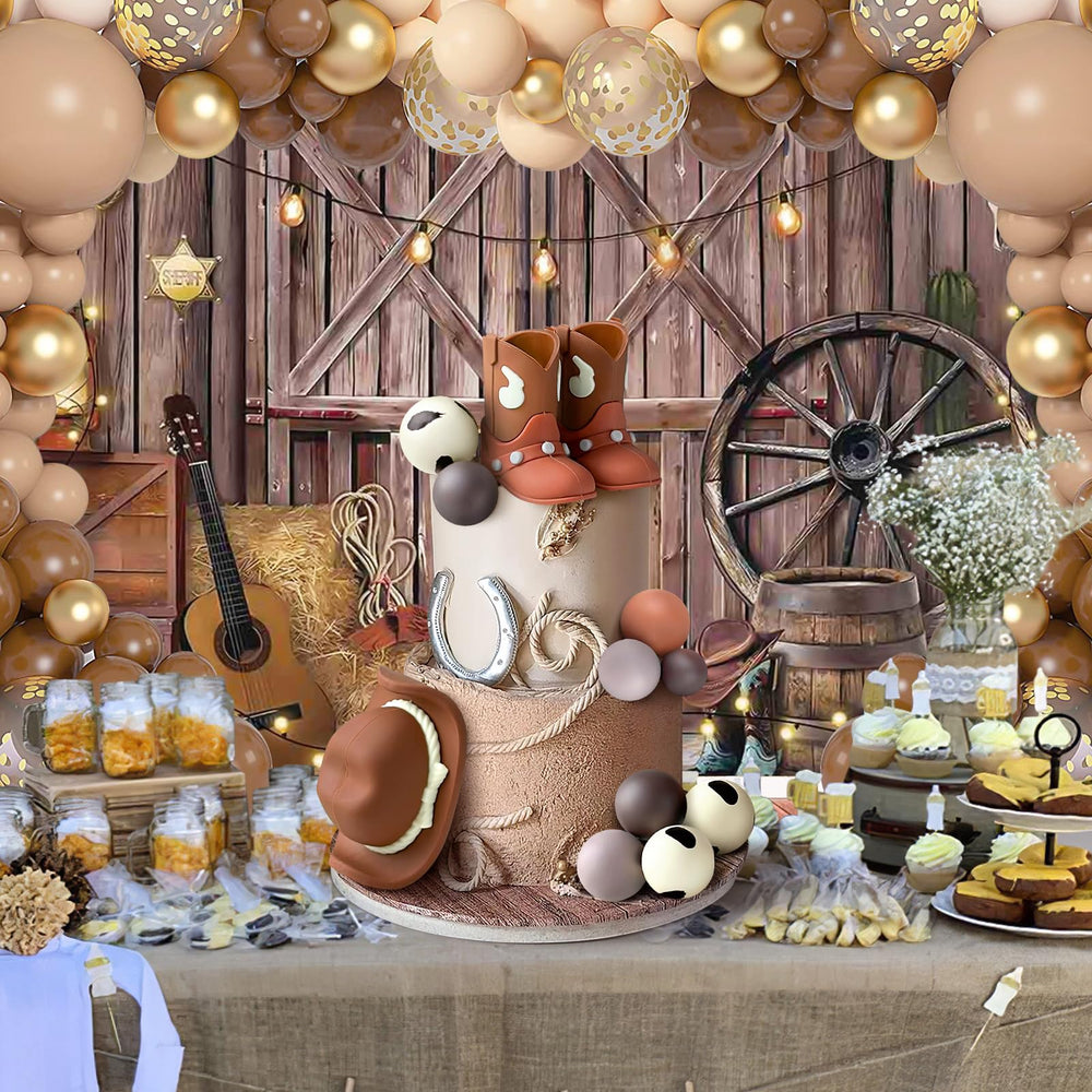 Zafena western desert design decor complements celebrations.