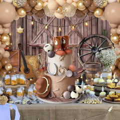 Zafena western desert design decor complements celebrations.