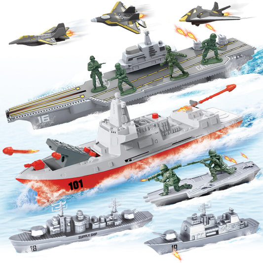 ZAKVENFUN aircraft carrier toy playset sparks imaginative naval battles.