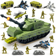 ZAKVENFUN military tank toy big tank for durable imaginative play