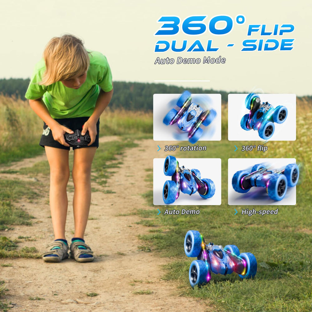 Zalneo 4WD chassis under tough tires provides stable indoor and outdoor fun.