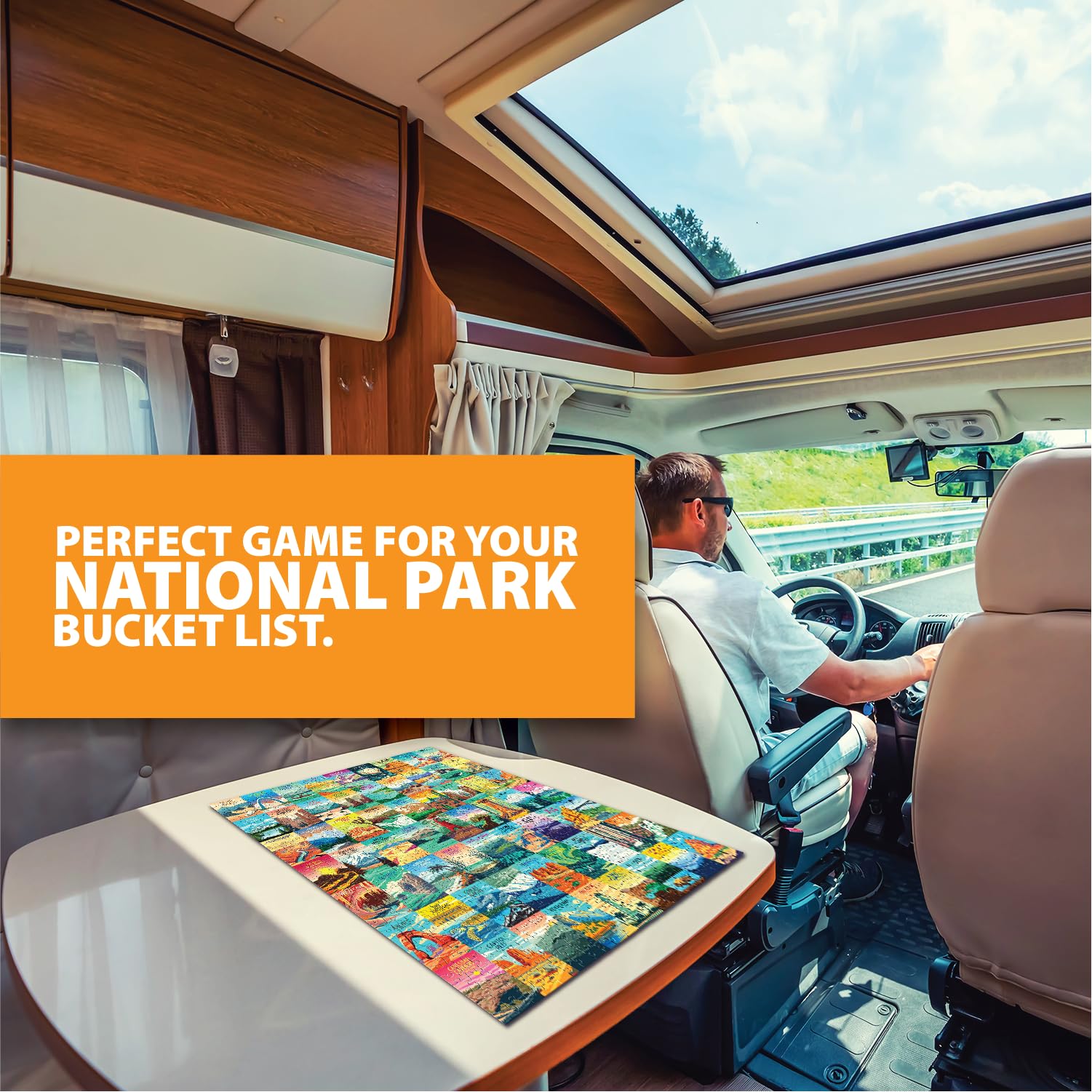 Zamzal National Parks puzzle travel roadtrip theme evokes outdoor adventure dreams.