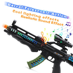 Zanktony toy gun emits dynamic sound effects to enhance imaginative battles.
