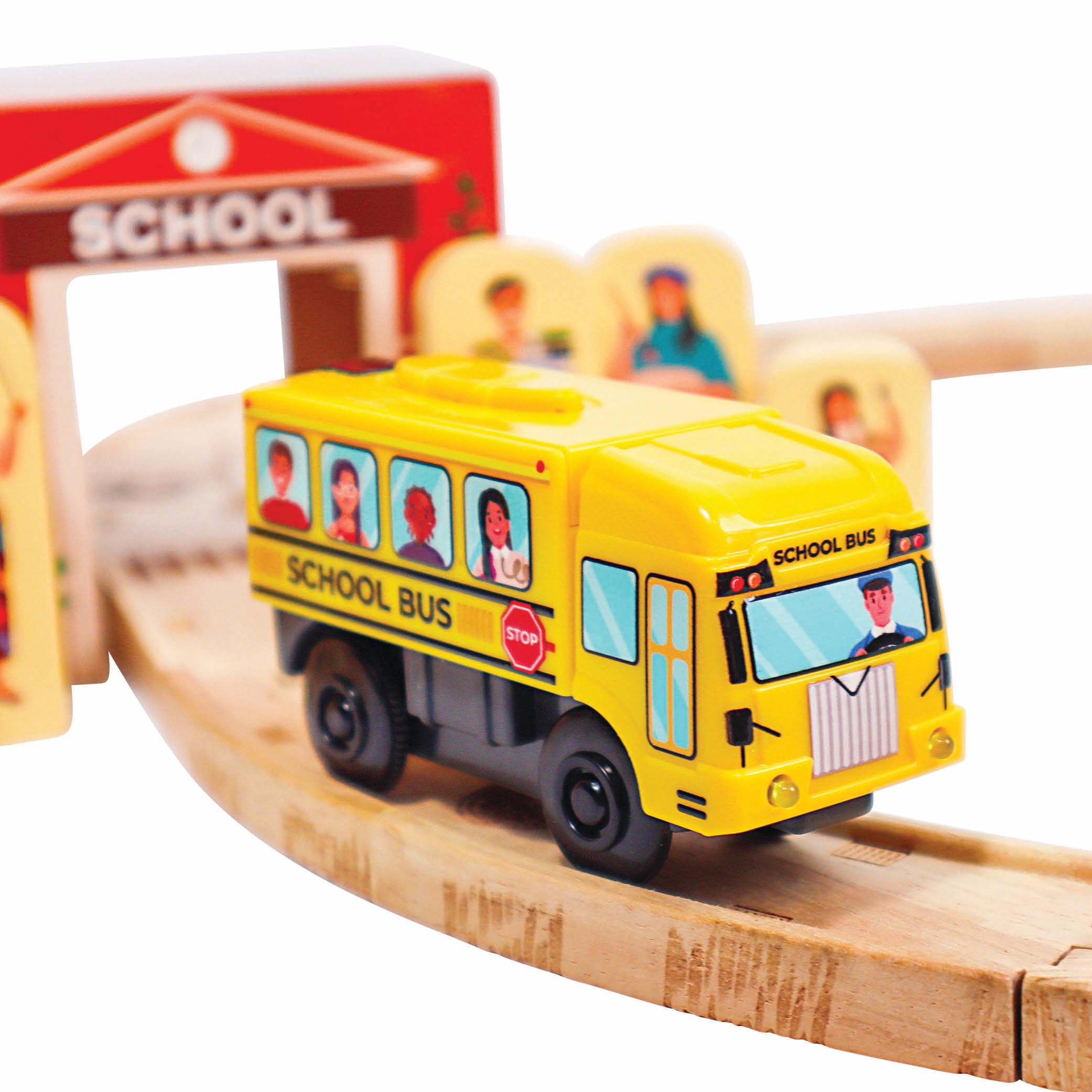 Zany Trains battery compartment access for quick, easy battery changes.