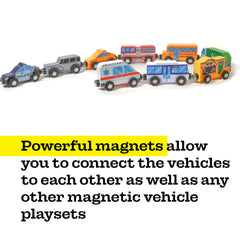 ZANY TRAINS garbage truck magnet adds busy city service scenes to any layout.