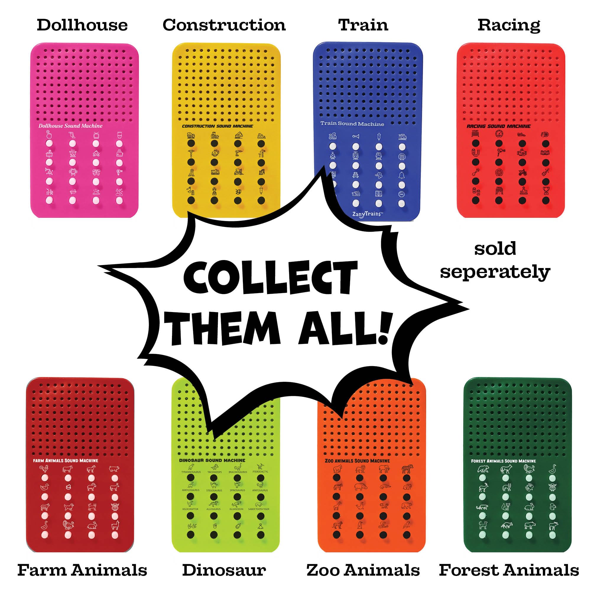 ZANY TRAINS Train Noisemaker gift-ready packaging ideal for train lovers.