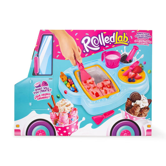 Zap Chef Food Truck Ice Cream Roll Tray top view for quick, hands-on rolled ice cream at home.