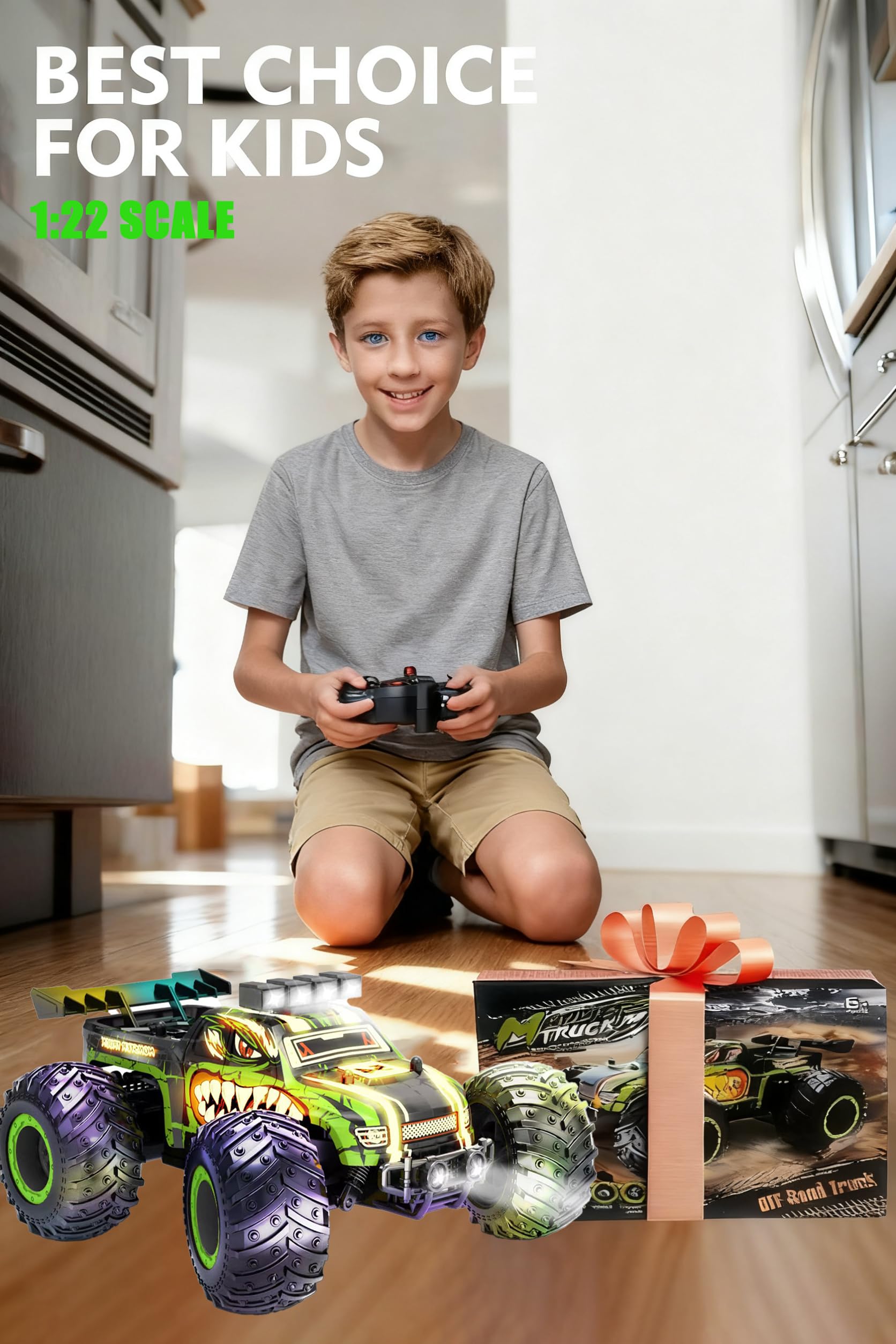 Zappido ABS chassis offers durable construction for rough play.