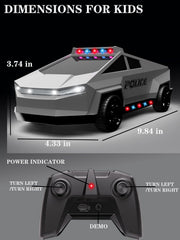 Zappido Cybertruck RC toy durable materials withstand rough, active play