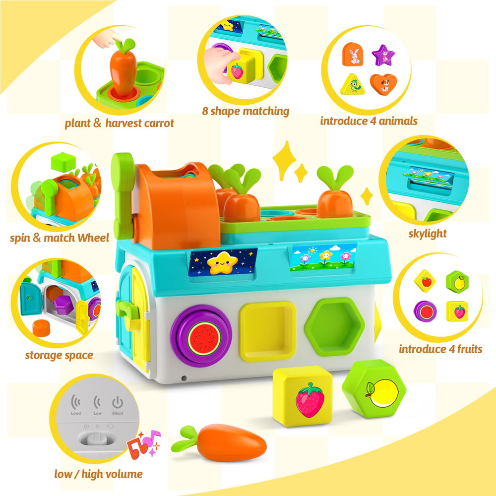 Zardali Montessori fruit-animal puzzles promote color and shape matching for early learning.