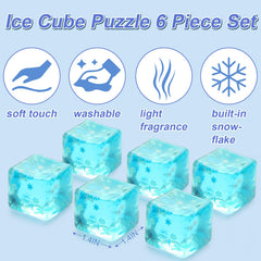 Zasnynua ice cube pack highlights portable 6-pack for on-the-go use.