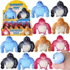 Zasnynua mini monkey stress ball, squishy texture for stress relief and focus.