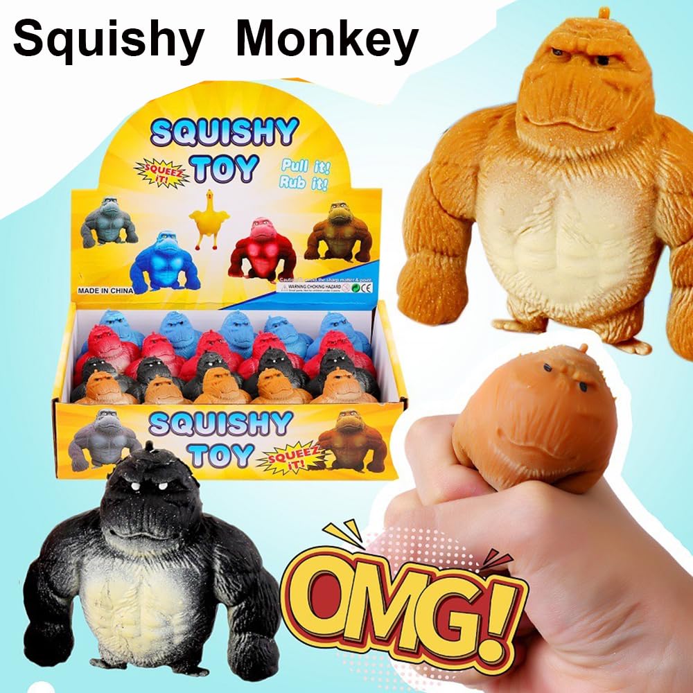 Zasnynua mini monkey stress ball in hand, promotes calm during tasks.