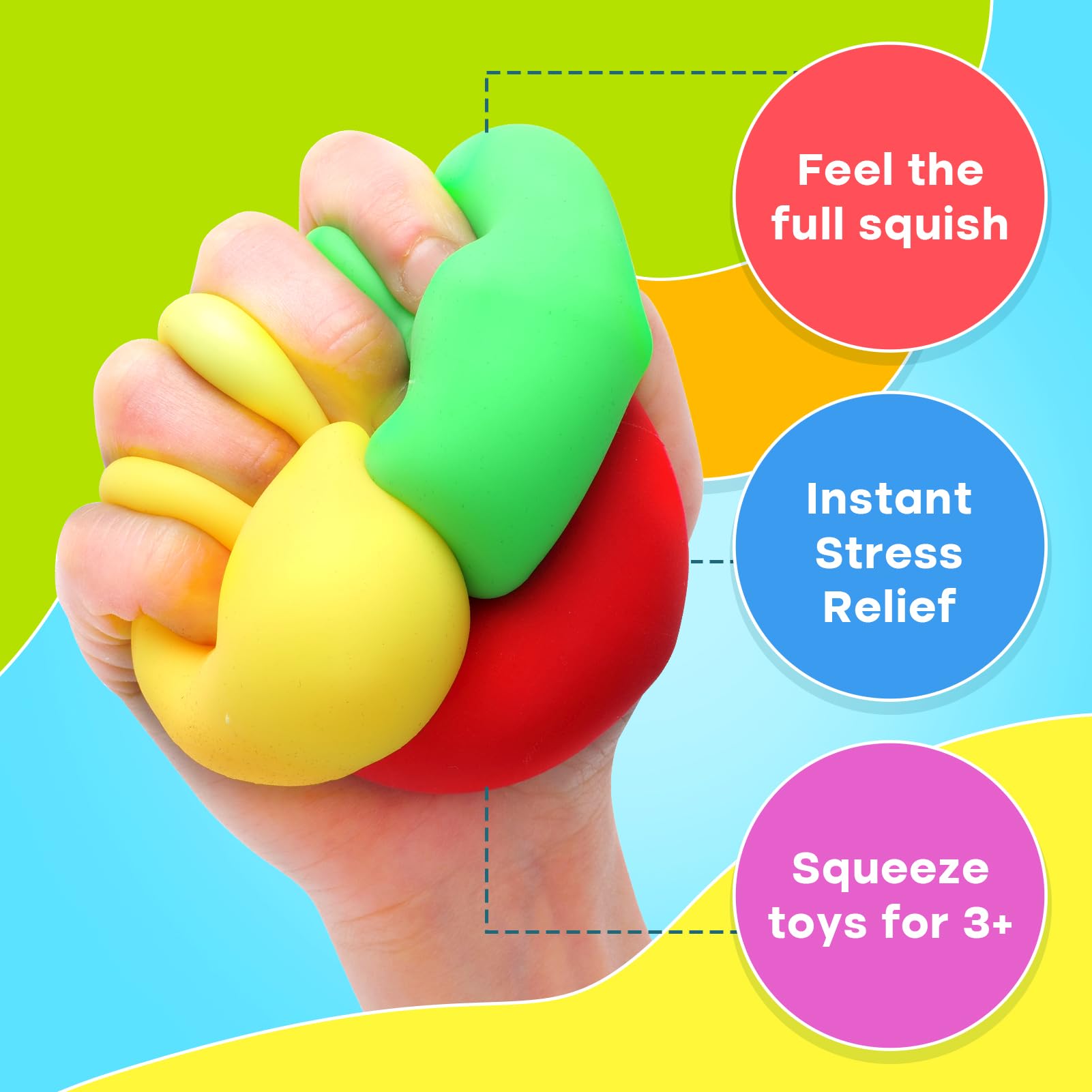 ZaxiDeel mini dough squishies stay durable after repeated squeezes