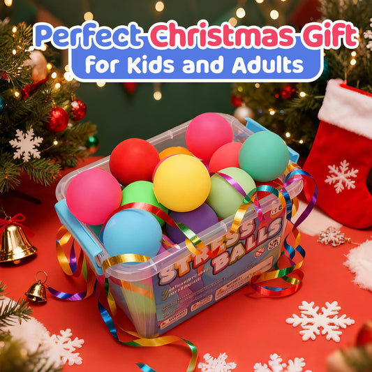 ZaxiDeel colorful squishy balls close-up show tactile sensory relief for anxiety.