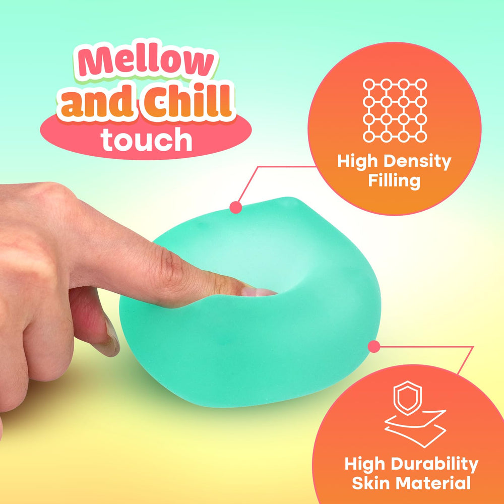 ZaxiDeel fidget cube yellow promotes concentration with a soothing touch