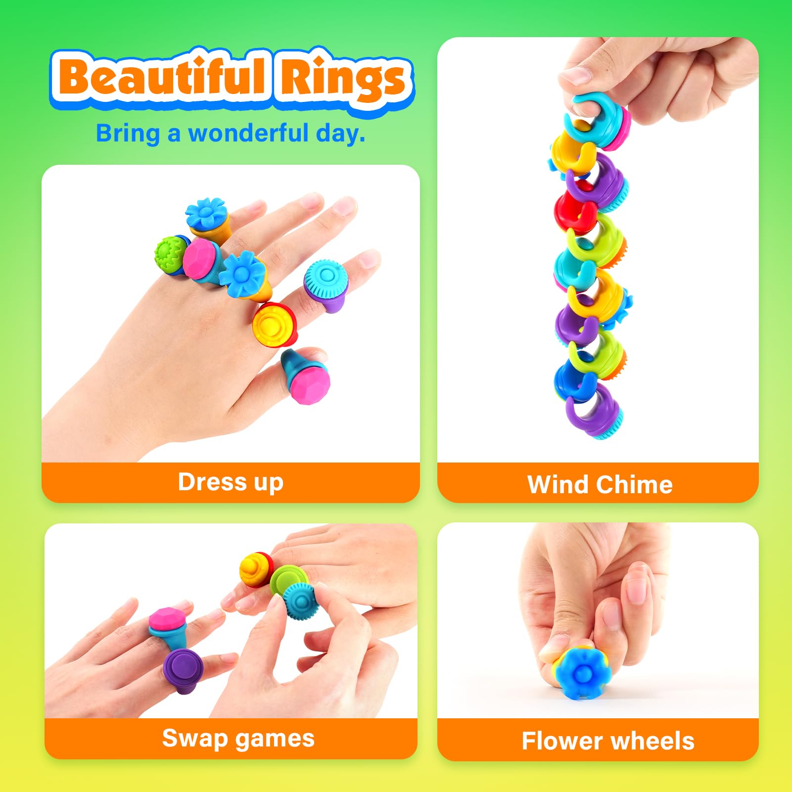 ZaxiDeel fidget ring colorful design for engaging wear
