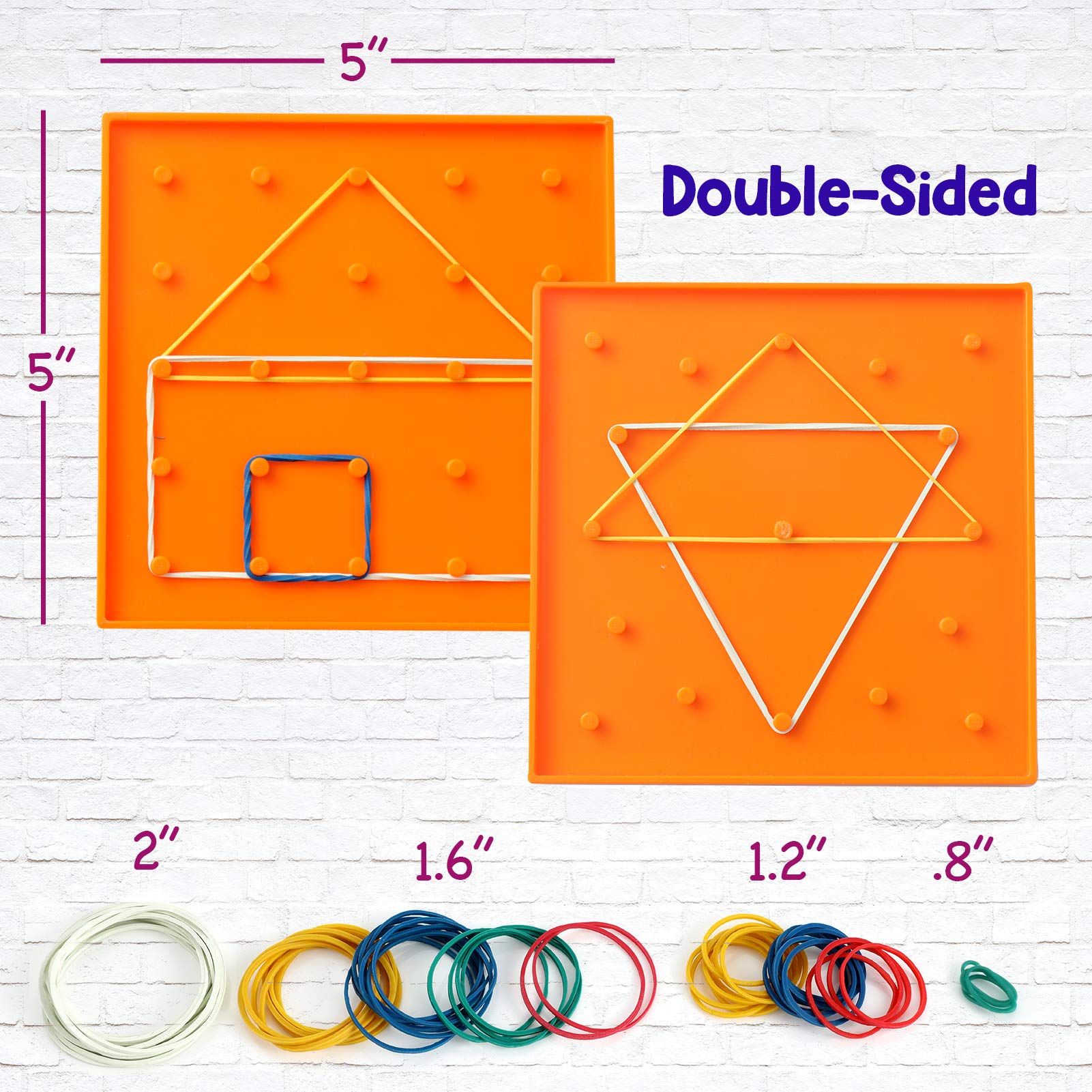 ZaxiDeel geoboard edge-circle matrix side supports pattern creation