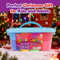 ZaxiDeel large stress cubes for deep squeezes and sensory relief during study breaks.