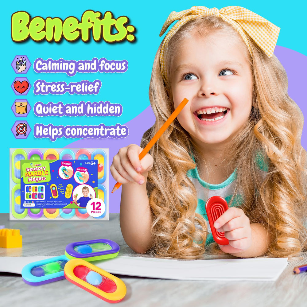 ZaxiDeel Sensory Marble Fidget durable build designed to last through busy days.