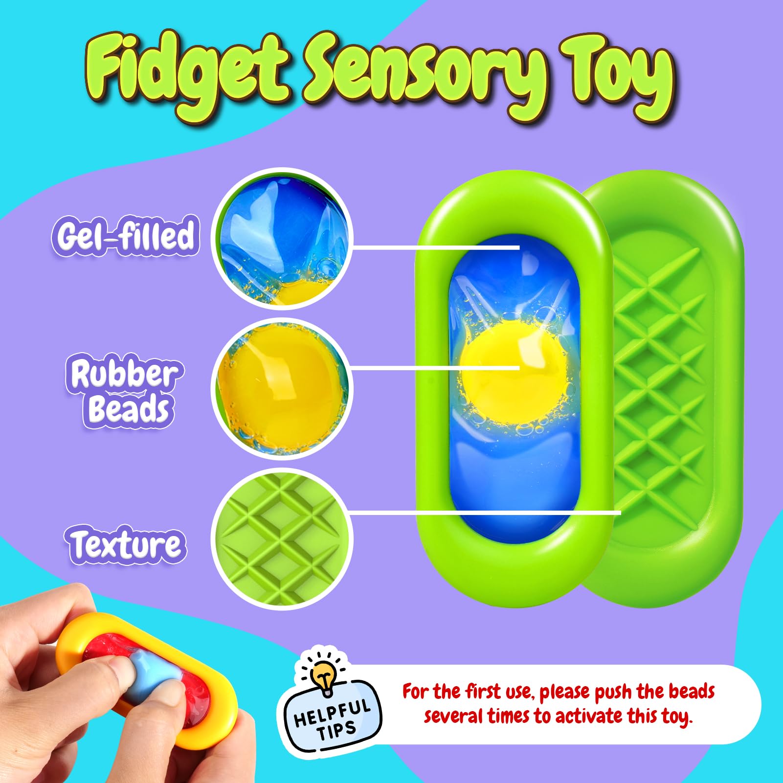 ZaxiDeel Sensory Marble Fidget silent operation suitable for offices and travel.