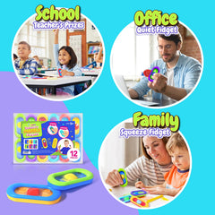ZaxiDeel Sensory Marble Fidget travel kit for on-the-go relaxation.