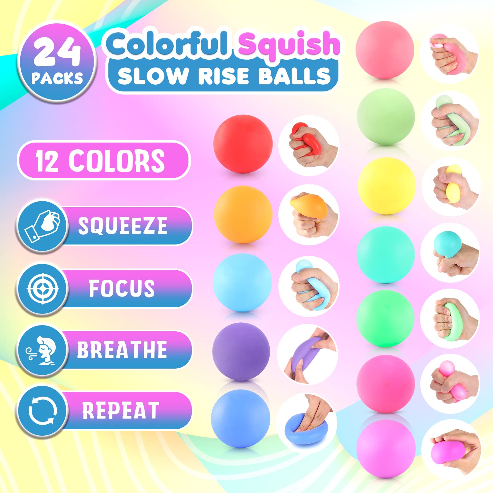 ZaxiDeel slow-rising 2.5-inch ball in hand demonstrates size and return.