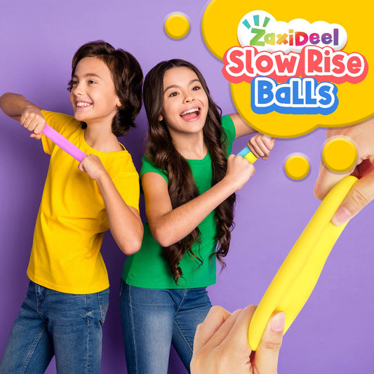 ZaxiDeel squishy stress ball squeeze action close-up for tactile fidgeting and focus.