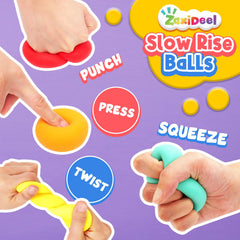 ZaxiDeel stress balls classroom use with students encouraging focus.
