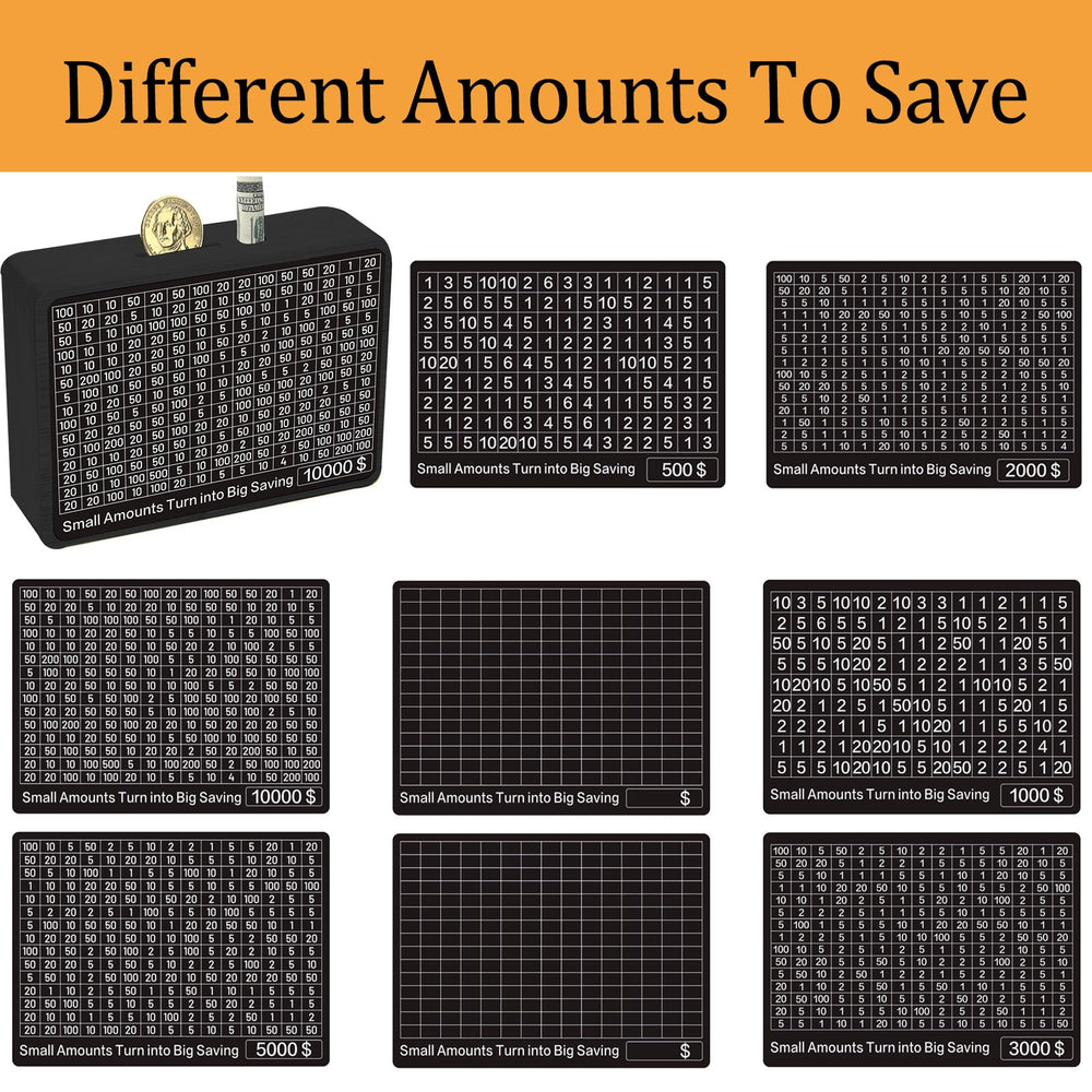 Zayeemi money-saving box deposit slot for easy daily savings