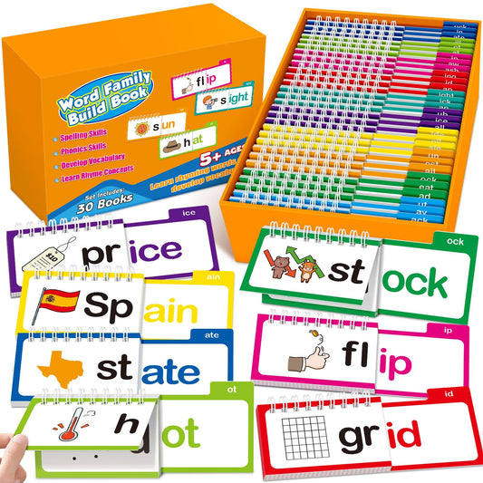 Zazopup 30 Read and Rhyme Flip Books cover, engaging young readers with playful phonics.