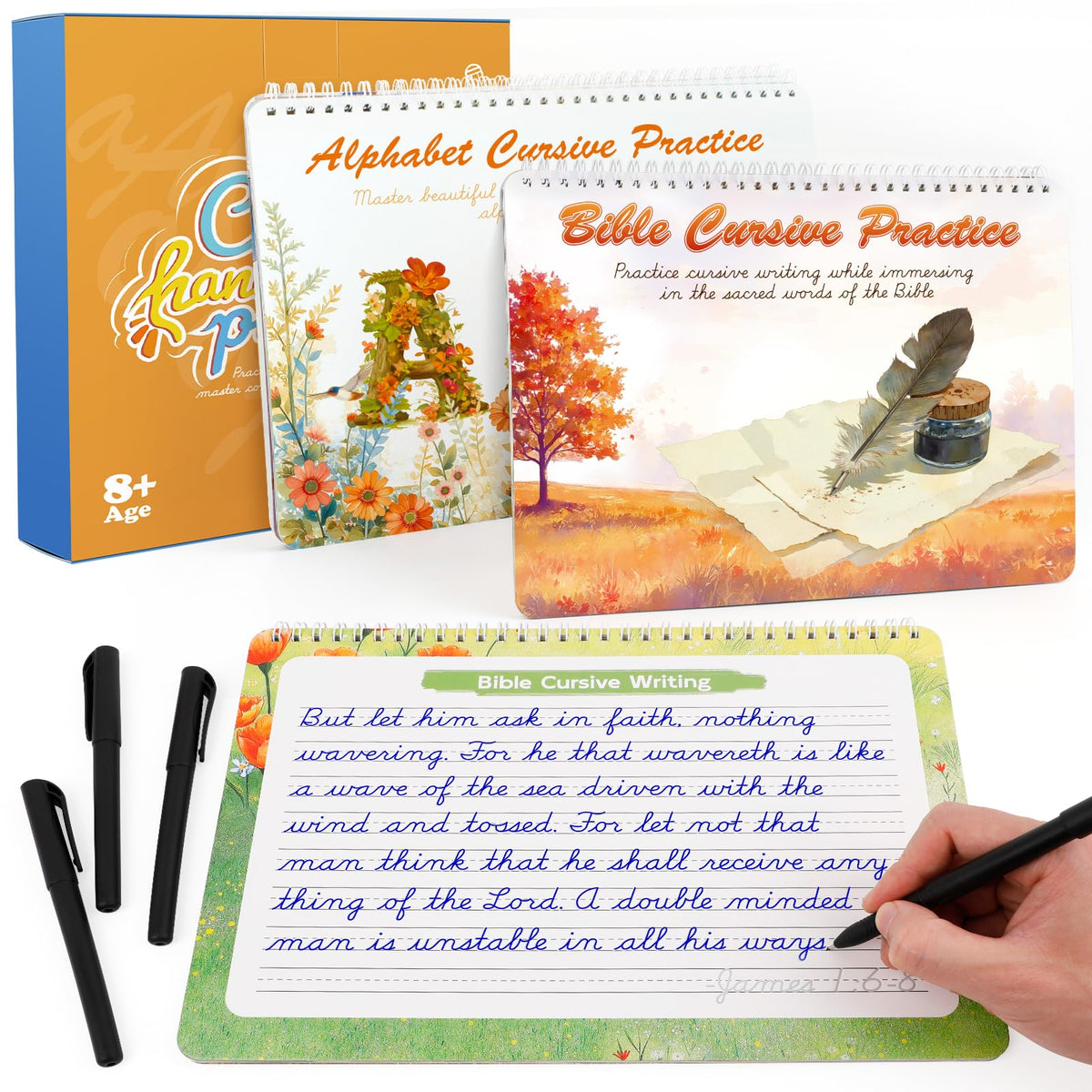 Zazopup grooved cursive workbook front cover to inspire confident handwriting practice.