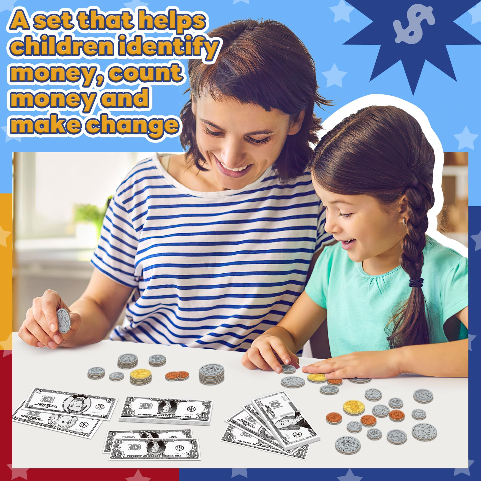 Zazopup money puzzle cards improve counting and math skills