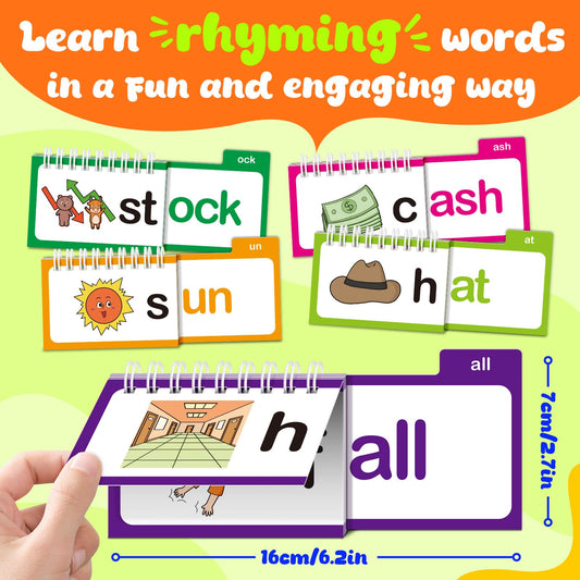 Zazopup Word Family Build Book pages promote early reading through word families.