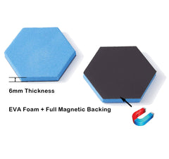 ZazzyKid EVA foam pattern blocks offer safe, durable play with magnets.